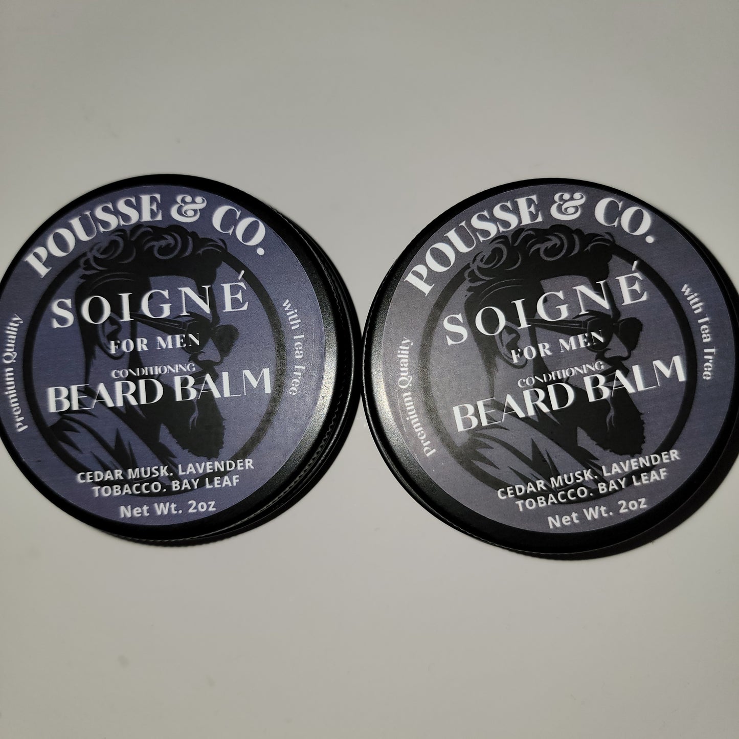 Beard balm with tea tree oil