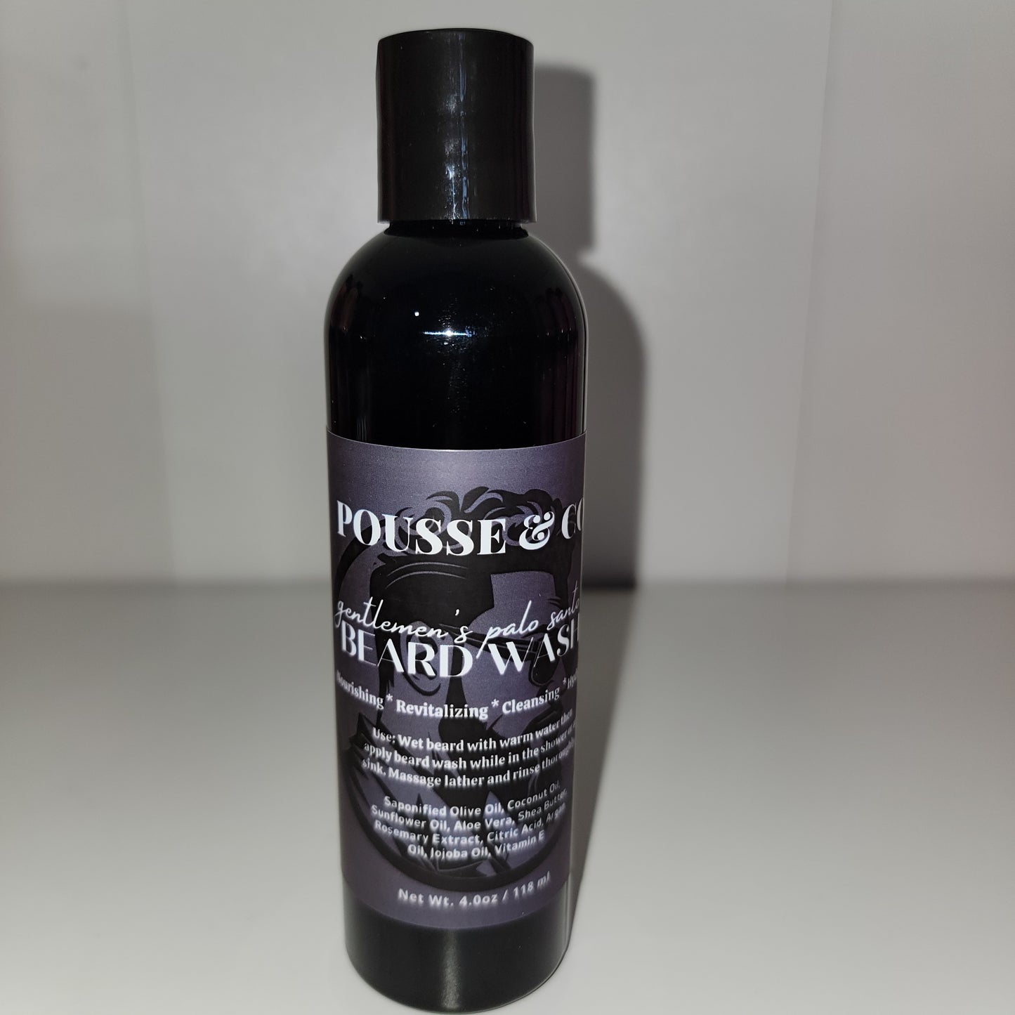 Palo santo scented beard wash