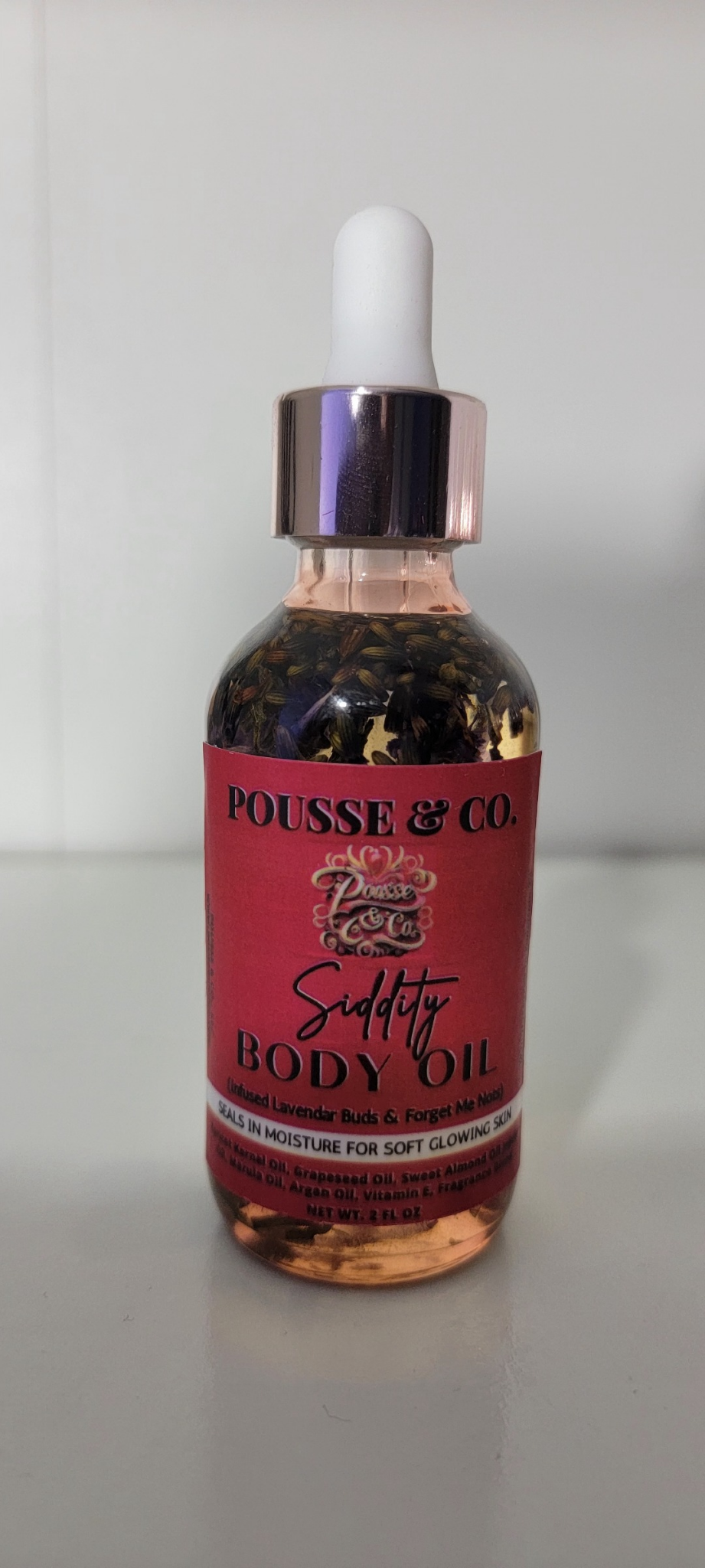 Siddity body oil with marula, argan and jojoba oils
