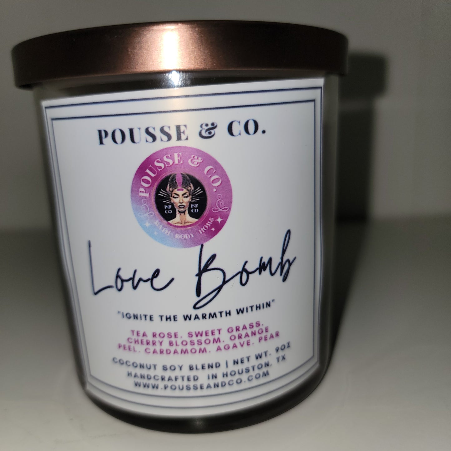 Love Bomb Coconut Soy Blend Candle