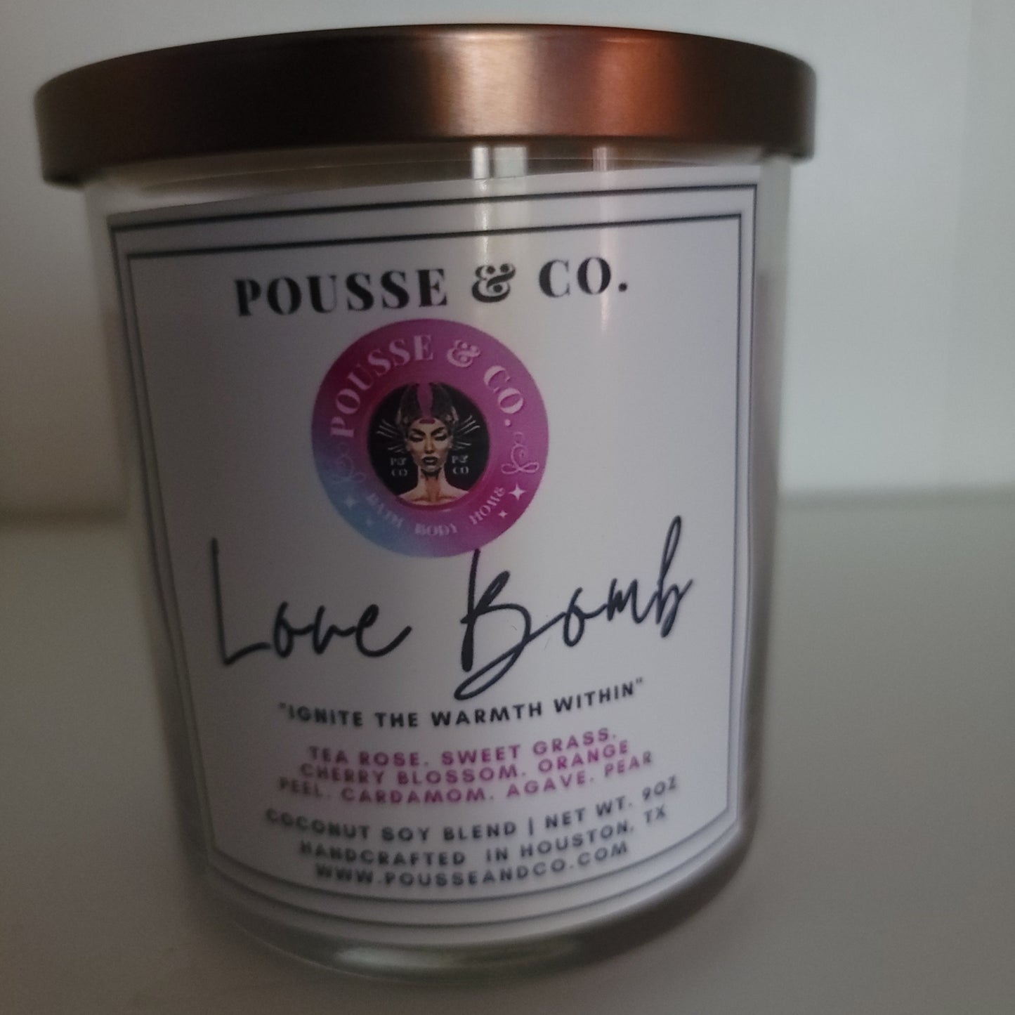 Love Bomb Coconut Soy Blend Candles