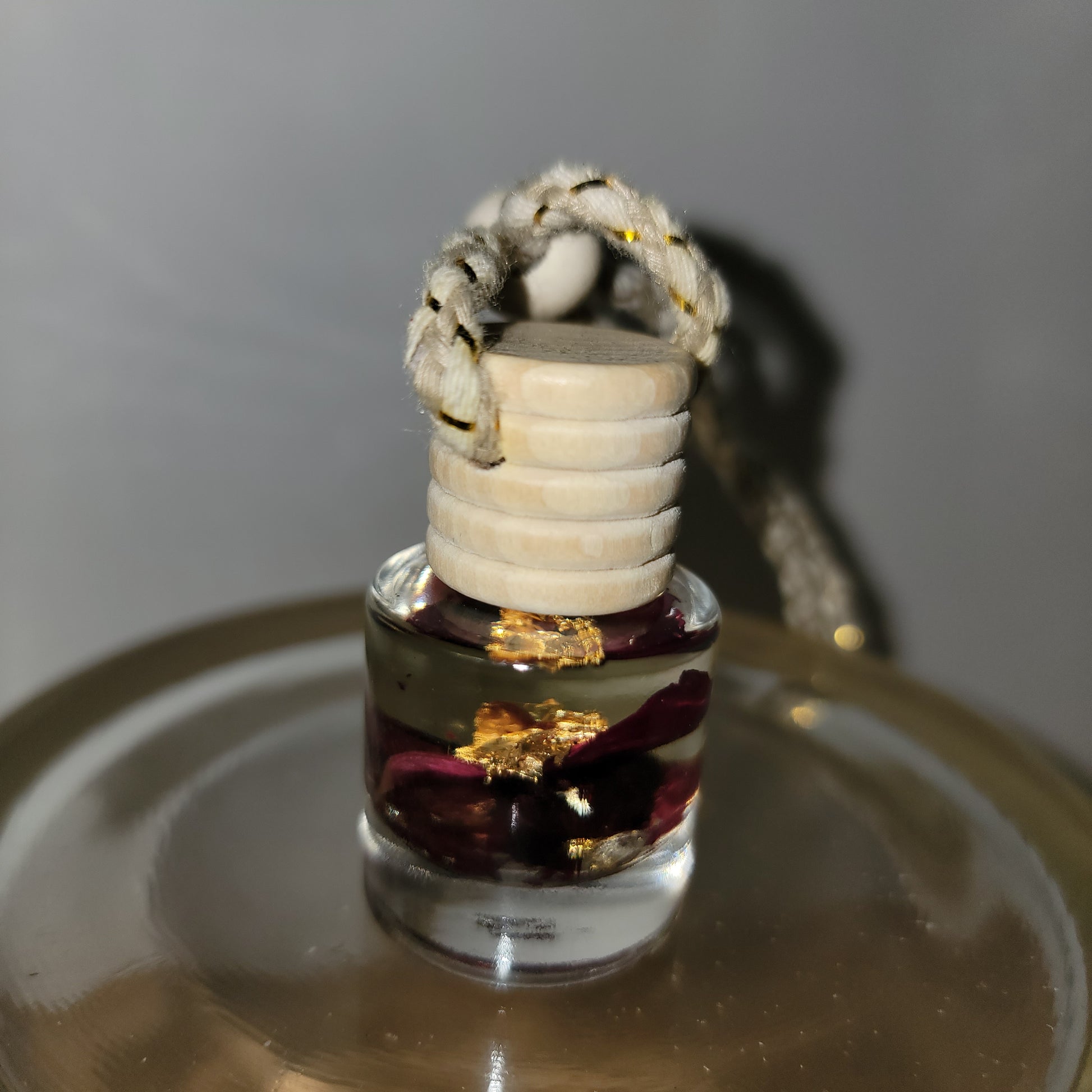 Mini Car Diffusers with Rose Petals